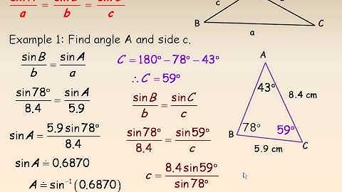 The Sine Law Part 1