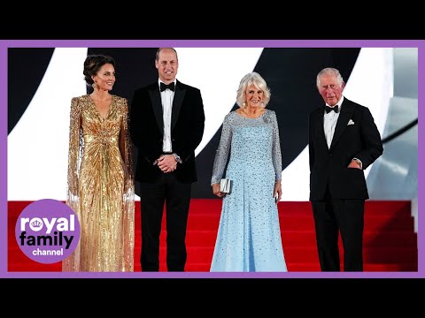 Royals Attend Glamorous 'No Time To Die' Bond Premiere