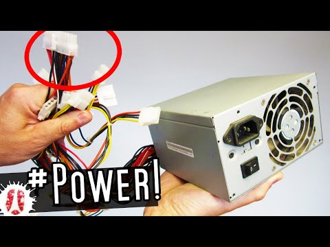 HOW TO Start And Reuse A Computer Power Supply WITHOUT A Computer | PC PSU Upcycling #DIY #reuse