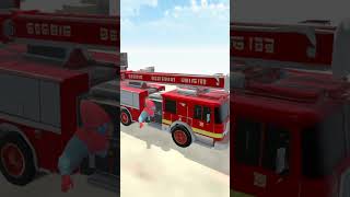 🔥 Indian Theme Auto Simulator | Fire Brigade vs Tall Building 🚒 #shorts