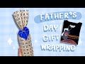 ทำของขวัญวันเกิดให้พ่อ💙วันพ่อ | DIY Father’s Day Gift Wrapping