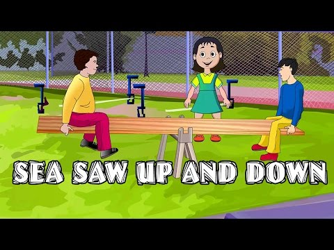 See Saw Up And Down | Nursery English Rhymes