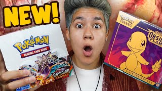 Opening *NEW* Pokemon OBSIDIAN FLAMES Booster Box & ETB!