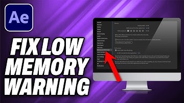 How To Fix Adobe After Effects Low Memory Warning - Quick Help