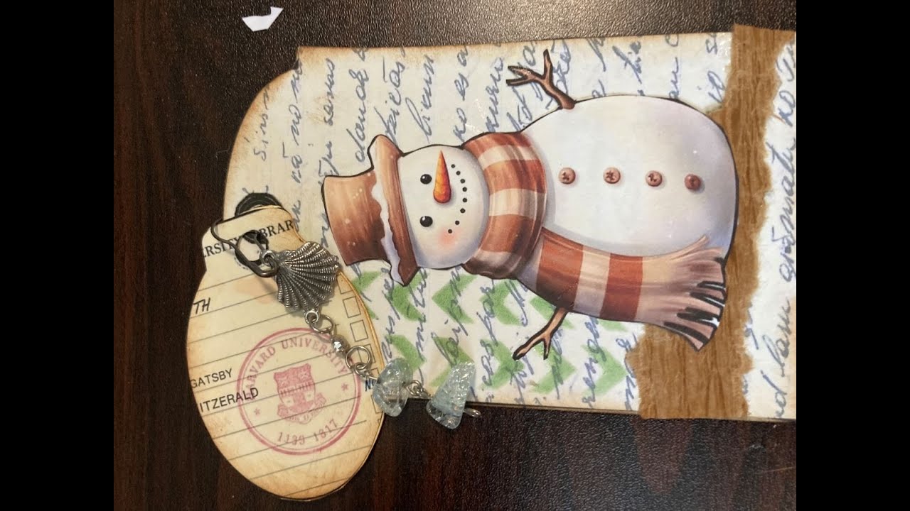 #ldajunkjournaldomino make a chain of items for your junk journal