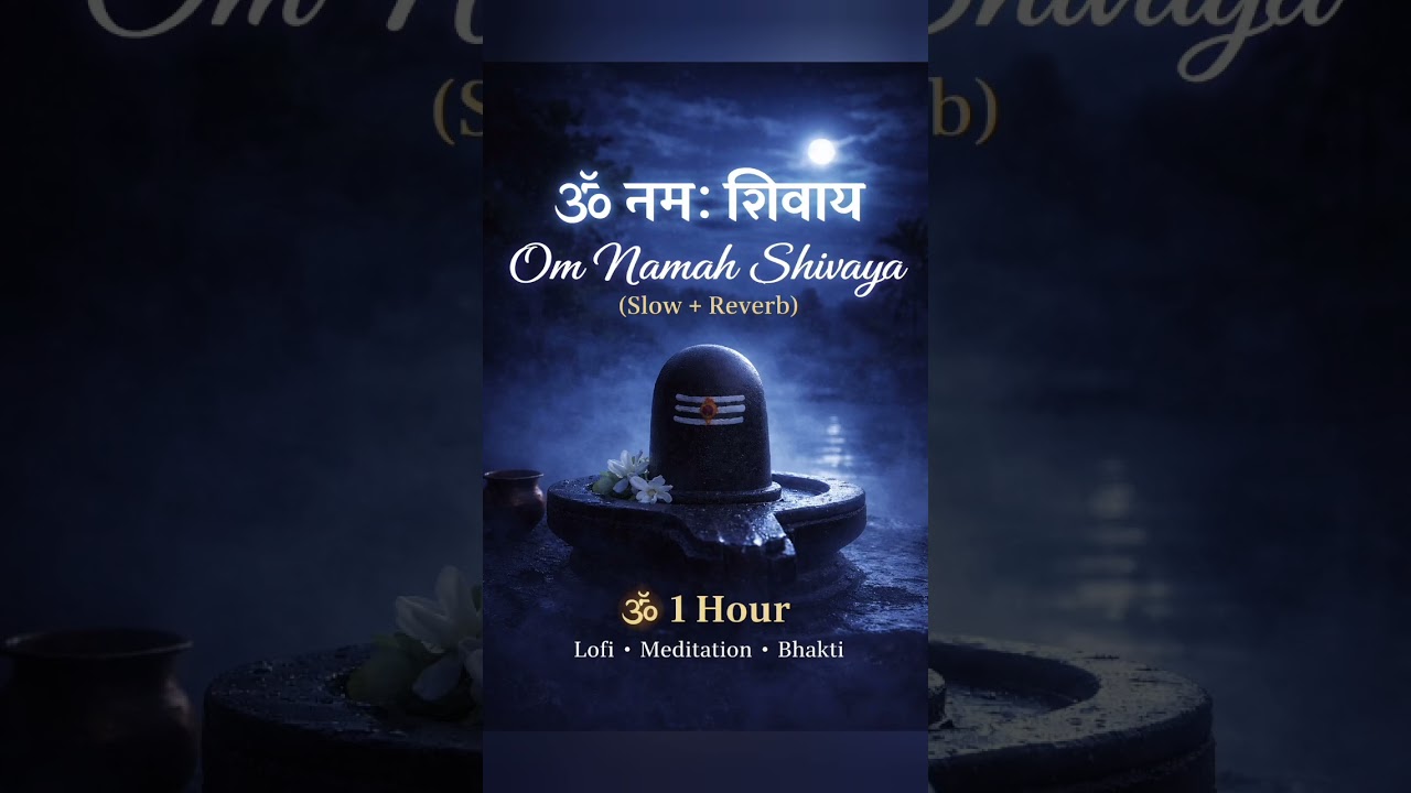 30 Minutes Om Namah Shivaya (Slow + Reverb) | Peaceful Shiv Lofi