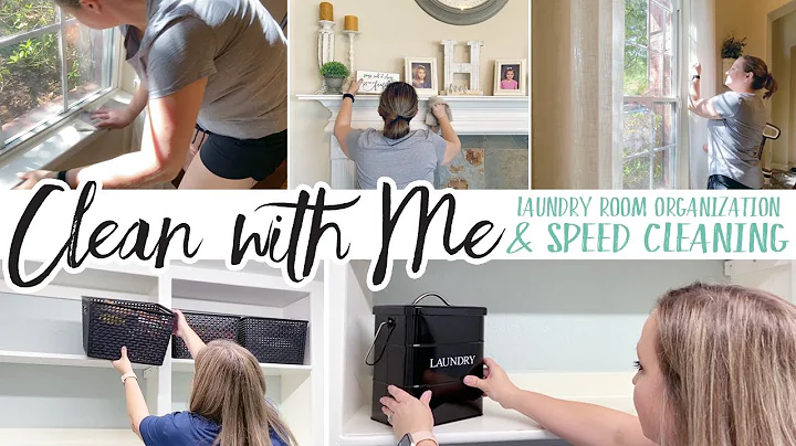Laundry Room Makeover - Laundry Room  Deep Cleanin...