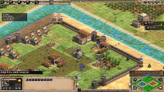 에이지 오브 엠파이어 2 - aoe 2 de - 1 vs 1 - hill forts - byzantines - vs hindustanis screenshot 5