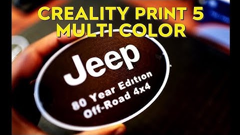 Creality 5.1 Slicer 2 Color Print