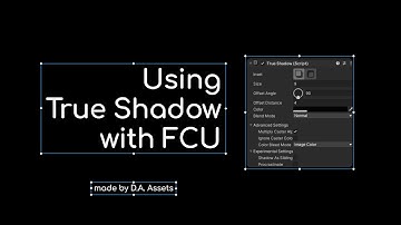 Using TrueShadow with Figma Converter for Unity