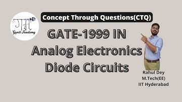 Lec 1| Analog Electronics GATE | Concept Through Questions | GATE Previous Year Solved Papers