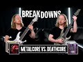 BREAKDOWN BATTLE - Metalcore vs. Deathcore Riffs (2022) Riff Battle