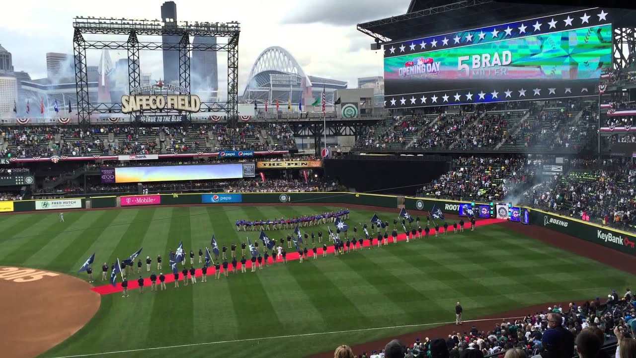 Seattle Mariners Starting Lineup Opening Day 2015 YouTube