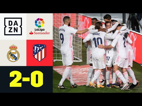 Derby di Madrid ai blancos: Real Madrid-Atletico Madrid 2-0 | LaLiga | DAZN Highlights