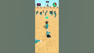 the squid game 3D viewing k sniper challenge #jondada #squidgame