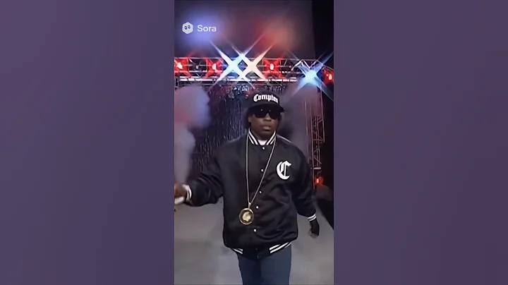 Eazy-E Responds to 2Pac's challenge on WCW Monday Nitro‼️#2pac #hiphop#wwe  #wrestling #prowrestling