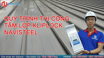 Cách thi công tôn kliplock qua công trình thực tế mà Nhà Việt PMC đang thi công