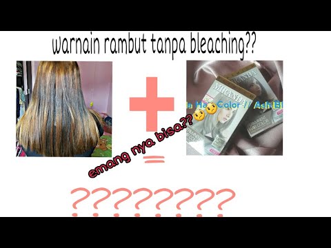 WARNAIN RAMBUT  TANPA  BLEACHING  MIRANDA  ASH BLONDE 