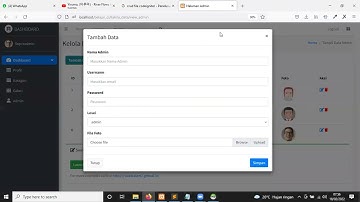 Membuat Edit dan Delete Modal Bootstrap admin LTE