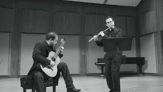 Video thumbnail of "Astor Piazzolla - Bordel 1900 for Flute & Guitar - Marco Granados, Felippe Santos"