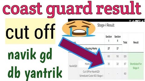 coast guard result 2/2022, coast guard navik gd db yantrik result #coast guard result kb ayega