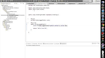 Apache TomEE and CDI (Events)