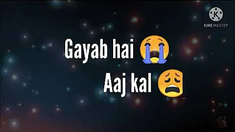 Tanhai hai dilo me aaj kal