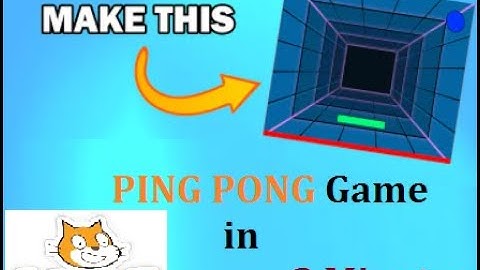 How to make PING-PONG Game using scratch in very easy steps.