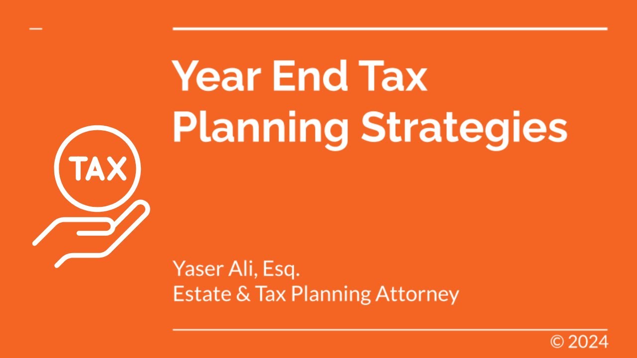 2024 Tax Saving Strategies - YouTube