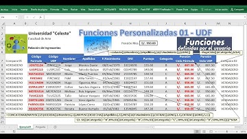 Funciones Personalizadas 01 - UDF -VBA Excel