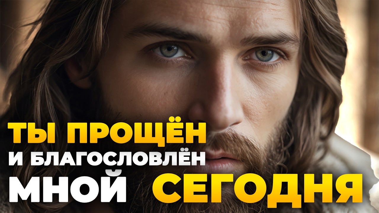 Иисус говорит: Ты прощён и благословлён Мной сегодня | Божественное послание