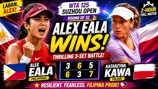 Alex Eala OUTLASTS Katarzyna Kawa! 🇵🇭 | Full Match | WTA 125 Suzhou