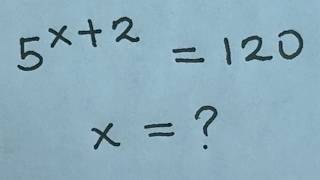 Solve for x in this nice exponential equation | Math Olympiad Mathematics