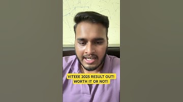VITEEE 2025 Result Out! VIT Rank Scam? 😳 #shorts