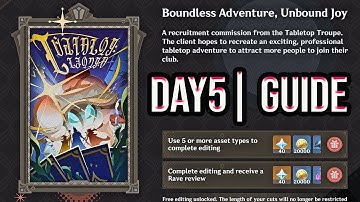 New Boundless Adventure, Unbound Joy Day 5 Reel Ad- Venture event part 5 Genshin Impact