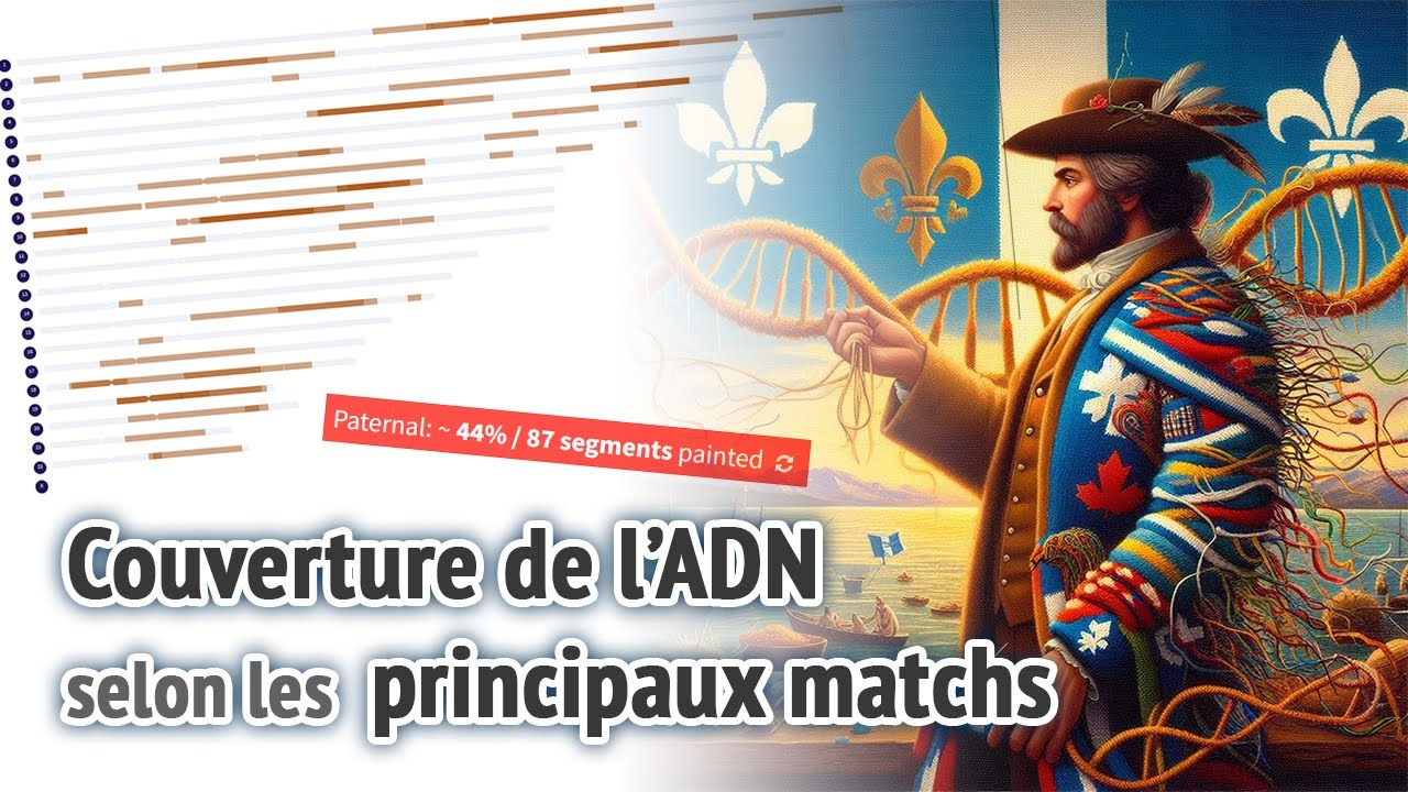 Couverture de l'ADN selon les principaux matchs