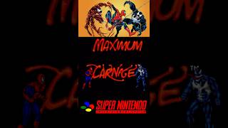 Maximum Carnage 1994 SNES #fyp #gaming #spiderman #retrogaming #nintendo