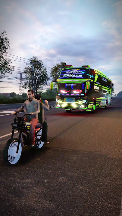 Balapan sama bus Nabila #ets2 #basuri