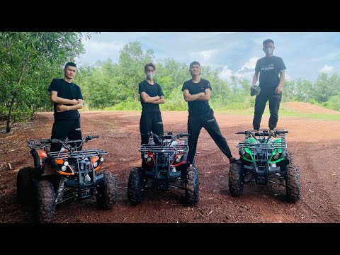 Video Chạy thử xe địa hình ATV 125cc giá 20,5 TRIỆU đủ MÀU |... - youtube