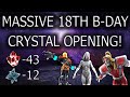 MASSIVE CEO 18TH BIRTHDAY 6* AND 5* CRYSTAL OPENING!!! (Marvel Contest of Champions)