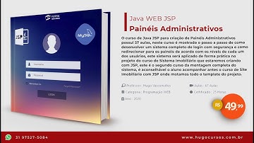 Painéis Administrativos JSP - Aula 02 - Recursos Necessários