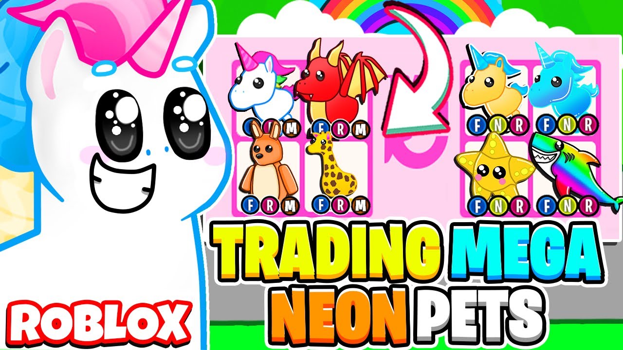 What Do People Trade For MEGA NEON LEGENDARY PETS In Adopt Me Roblox What Do People Trade For MEGA NEON LEGENDARY PETS In Adopt Me Roblox