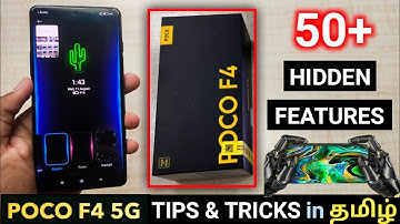 Poco F4 5G Tips and Tricks in Tamil ||Top 50+ Hidden Features in Poco F4 |Poco F4 Software Tricks⚡⚡⚡