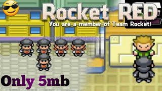 New pokemon game | pokemon rocket red | 5 mb only|