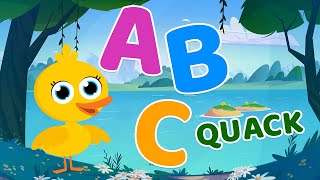 super quack abc songs kids alphabet song z fun nursery rhymes