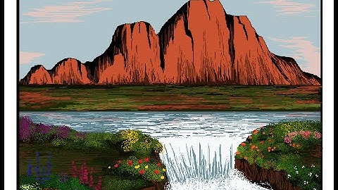 How to draw sky in MS Paint - Part 4