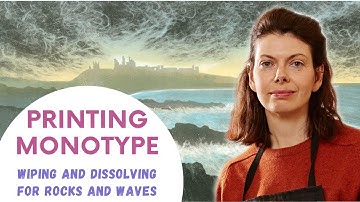 Making Waves: Dunstanburgh Castle monotype