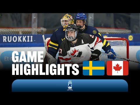 Highlights: Sweden vs Canada | 2024 #U18MensWorlds