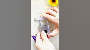 Your fingerprint, your key #fingerprint #smartlock #useful #security #keyless