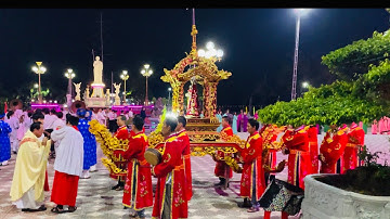 Giáo Xứ An Cư Giáo phận Bùi Chu tôn vinh Đức Mẹ Mân Côi 